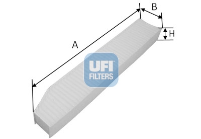 Filtro aria abitacolo UFI 53.257.00