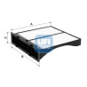 Filtro aria abitacolo UFI 53.329.00