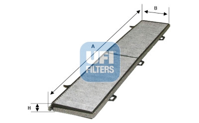 Filtro aria abitacolo UFI 54.154.00