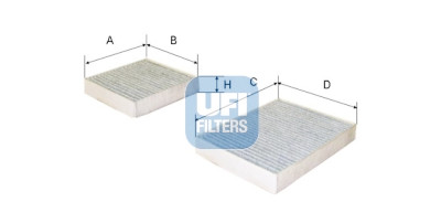 Filtro aria abitacolo UFI 54.164.00