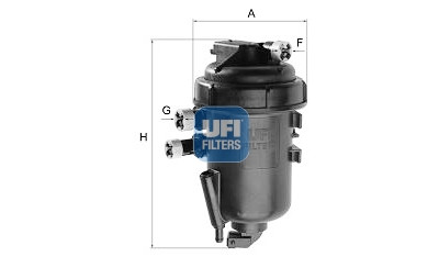 Filtro carburante UFI 55.114.00