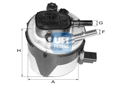 Filtro carburante UFI 55.170.00