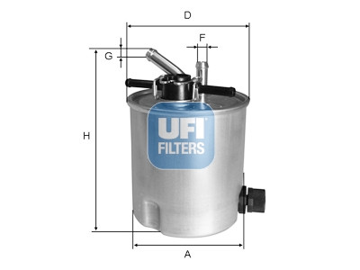 Filtro carburante UFI 55.394.00