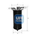 Filtro carburante UFI 55.411.01