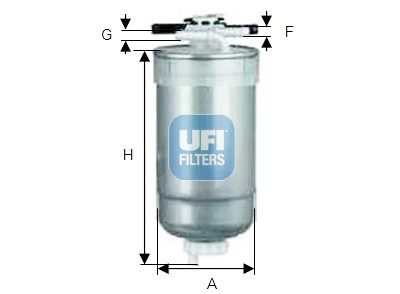 Filtro carburante UFI 55.427.00