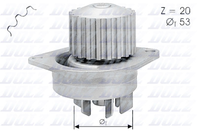 Pompa dell'acqua DOLZ C111