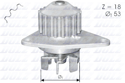 Pompa dell'acqua DOLZ C114