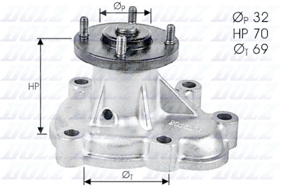 Pompa dell'acqua DOLZ O131