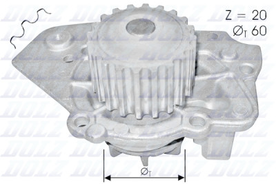 Pompa dell'acqua DOLZ T136