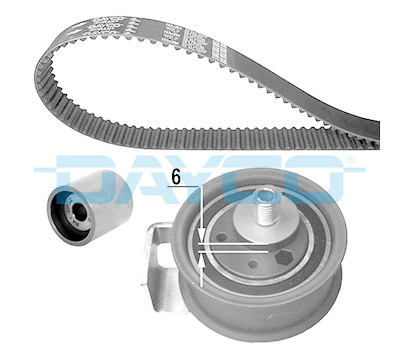 Set cinghie di distribuzione DAYCO KTB404