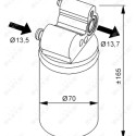 Filtro disidratatore, aria condizionata NRF 33313