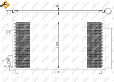 Condensatore, aria condizionata NRF 35940