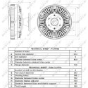 Embrague, ventilador del radiador