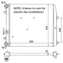 Radiatore, Raffreddamento motore