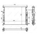 Radiatore, raffreddamento motore NRF 53937
