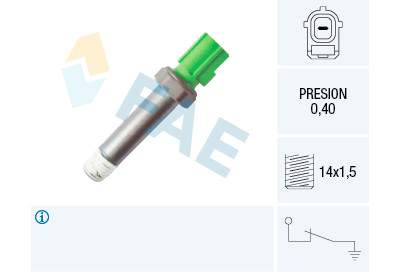 Interruttore a pressione olio