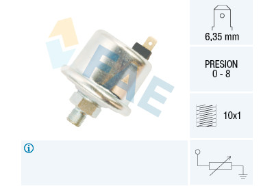 Sensore, pressione olio FAE 145-00