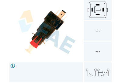 Interruttore luce freno FAE 24519