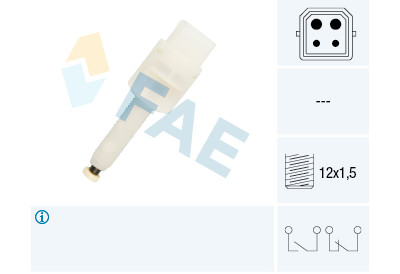 Interruttore luce freno FAE 24565