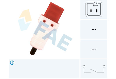 Interruttore luce freno FAE 24896