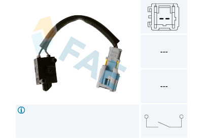 Interruttore, azionamento frizione (controllo velocità) FAE 24907