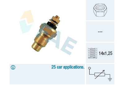 Sensor, temperatura del refrigerante