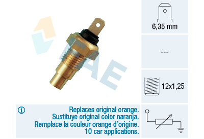 Sensore temperatura liquido di raffreddamento FAE 31520