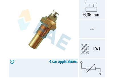 Sensore, Temperatura refrigerante