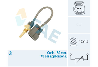 Sensore temperatura liquido di raffreddamento FAE 32425