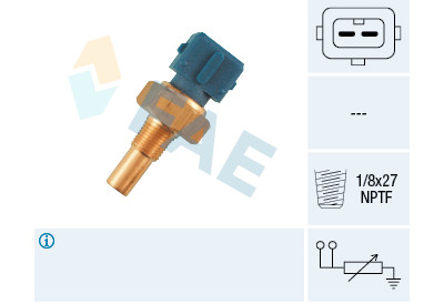 Sensor, temperatura del refrigerante