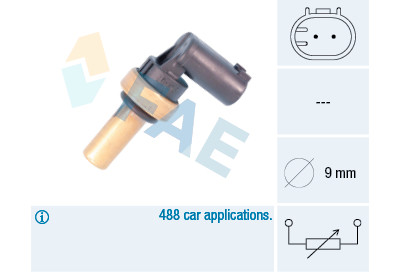 Sensore temperatura liquido di raffreddamento FAE 32710