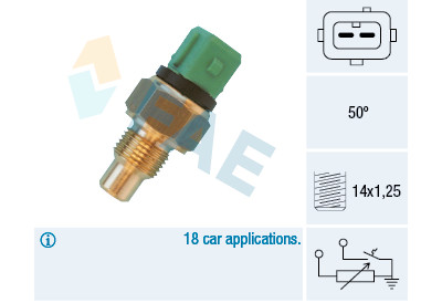 Sensore temperatura liquido di raffreddamento FAE 34430