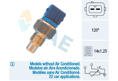 Sensore temperatura liquido di raffreddamento FAE 34460
