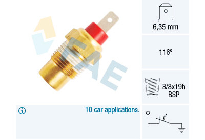 Termocontatto, Spia segnalazione refrigerante
