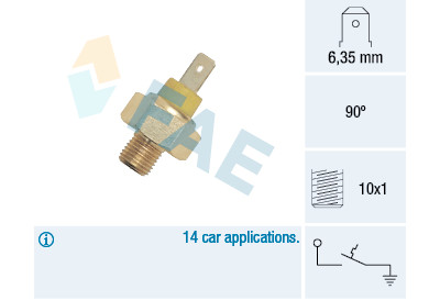Termocontatto, Spia segnalazione refrigerante
