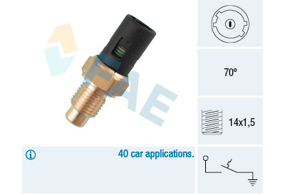 Termocontatto, Spia segnalazione refrigerante