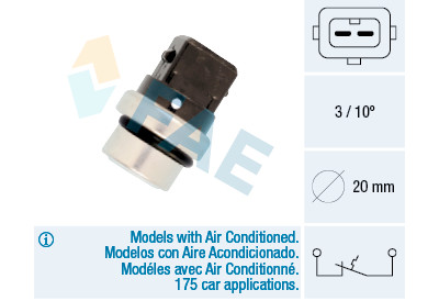 Termocontatto, Spia segnalazione refrigerante