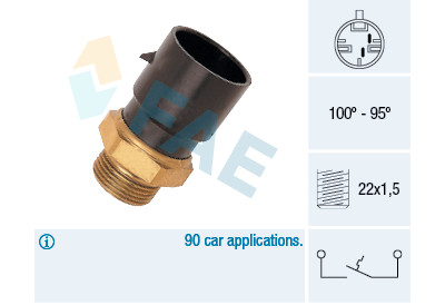 Interruttore termico, ventola radiatore FAE 36190