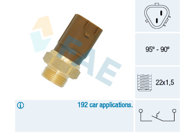 Interruttore termico, ventola radiatore FAE 36720