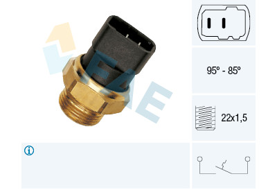 Interruttore termico, ventola radiatore FAE 37210
