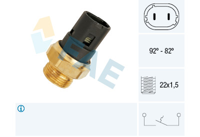 Interruttore termico, ventola radiatore FAE 37250