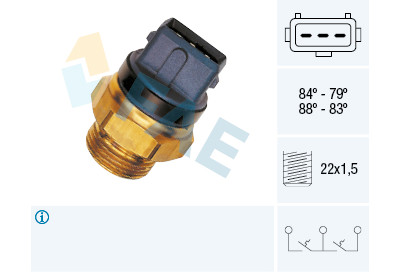 Interruttore termico, ventola radiatore FAE 37940