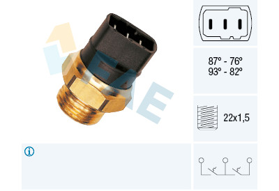 Interruttore termico, ventola radiatore FAE 37950