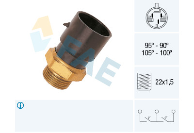 Interruttore termico, ventola radiatore FAE 38020