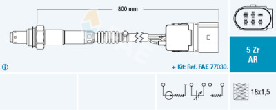 Sonda Lambda FAE 75357