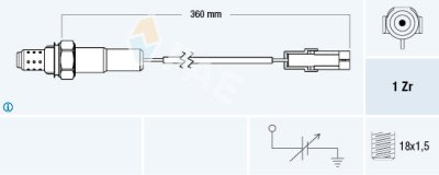 Sonda Lambda FAE 7710-1
