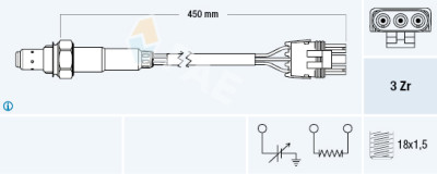 Sonda Lambda FAE 77117