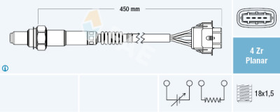 Sonda Lambda FAE 77209