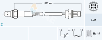 Sonda Lambda FAE 77277