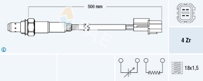 Sonda Lambda FAE 77292